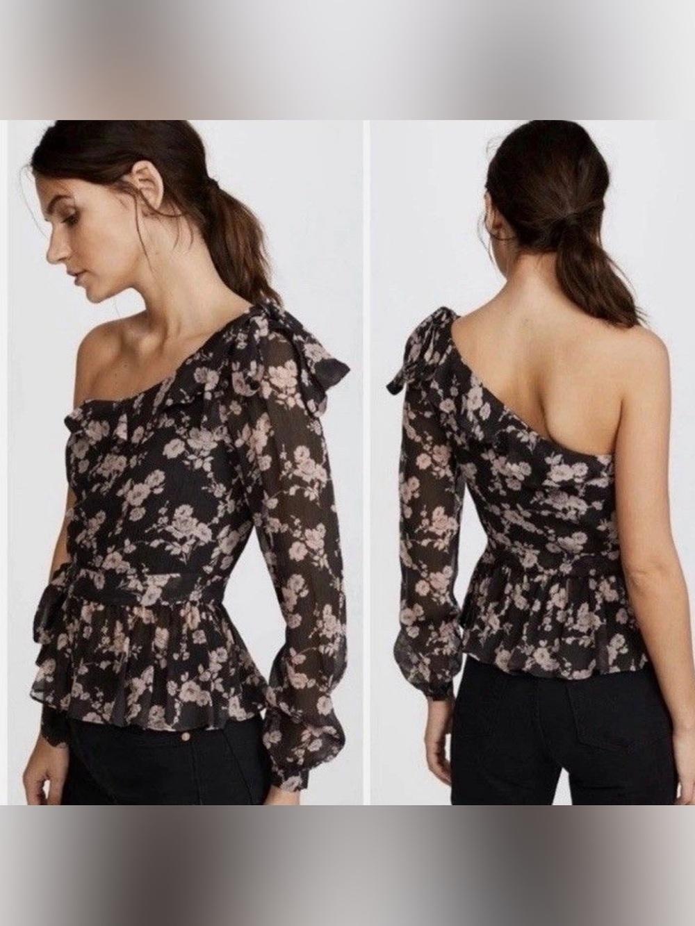 NWT🔖
Theo One Shoulder Blouse in Winter Floral
FOR LOVE & LEMON 🍋